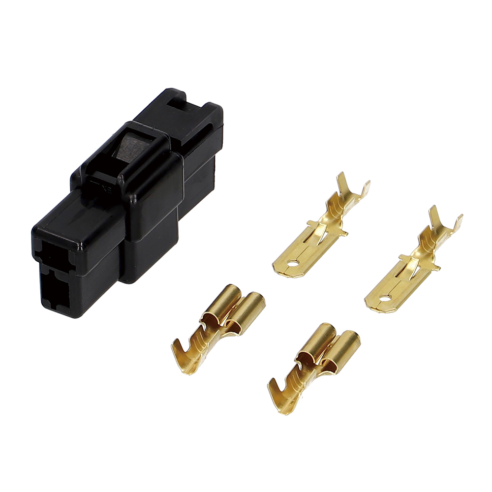 エーモン/[2974]カプラー2極(ロック付 250型)/製品詳細ページ