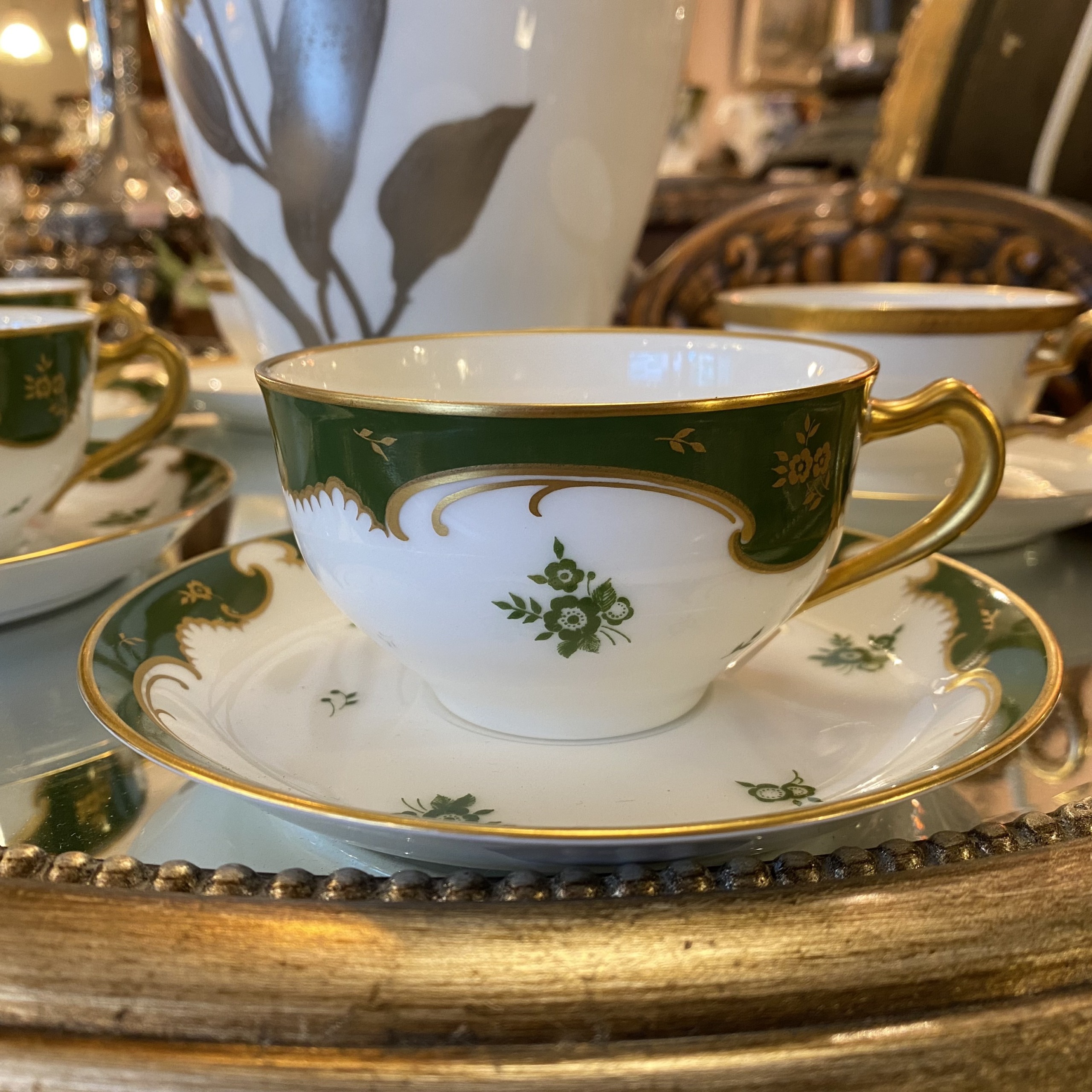 大倉陶園 金彩薔薇柄 コーヒーカップソーサー | Antique Nanae