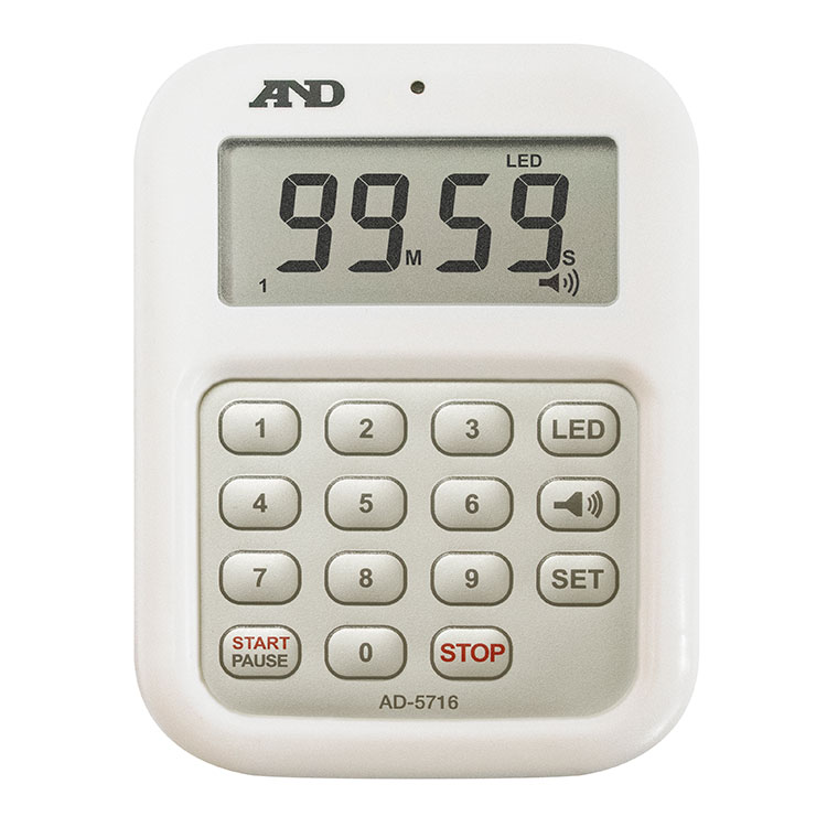 100分形デジタルタイマー 大音量デジタルタイマー AD-5716 | 電子計測