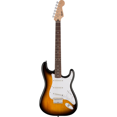 Squier Bullet Stratocaster SSS Electric Guitar, Indian Laurel