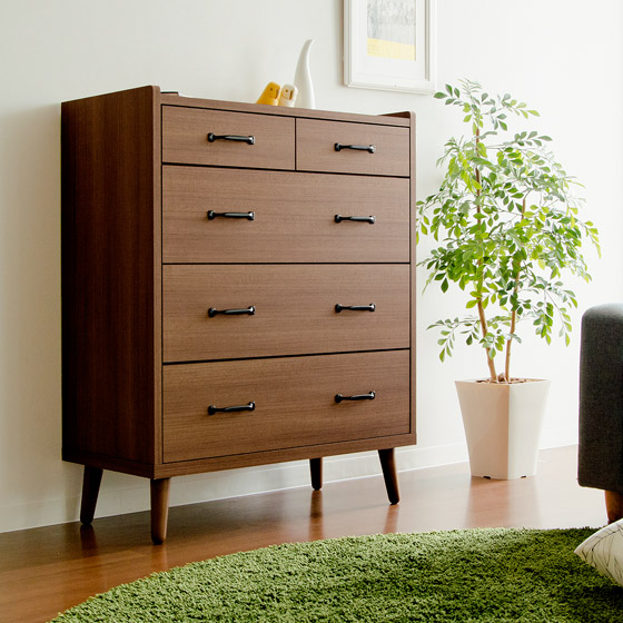 ガイアチェスト5段タイプ 日本製 完成品 | 家具・インテリア通販