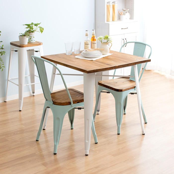 2人用 Lewis(ルイス) 76×76cm ダイニングテーブル単体 | 家具