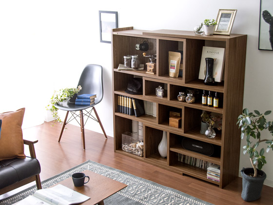 伸縮式ラック SLIDE SHELF 高さ125cmタイプ | 家具・インテリア通販