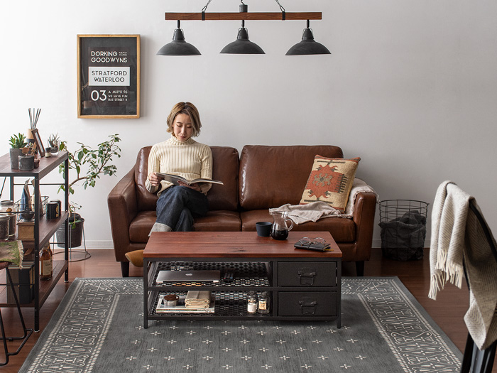 ヴィンテージウッドリビングテーブル BILLS(ビルズ) | 家具