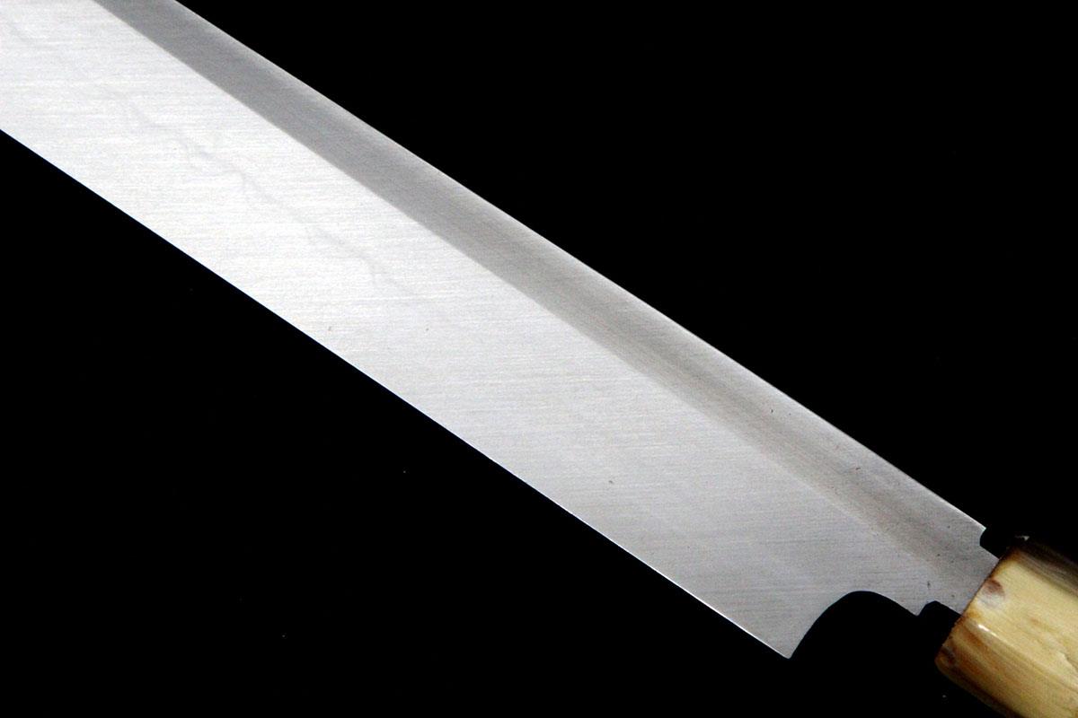 先丸蛸引包丁 尺二 本焼 平鏡面 鞘・桐箱付 λA5637-2L4 | 不動國行