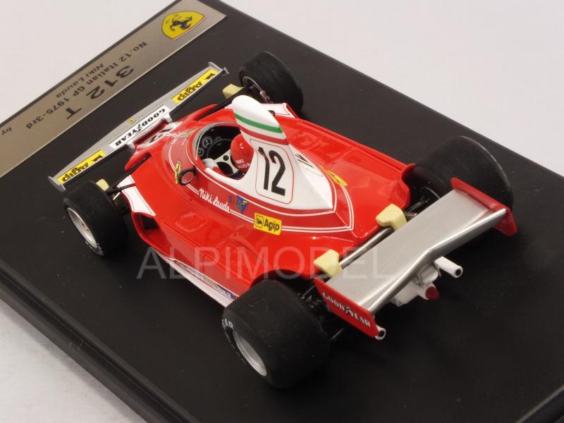 looksmart Ferrari 312T #12 GP Italy 1975 Niki Lauda World Champion