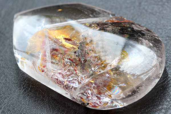 特選品】激レア！マダガスカル産天然オーロラクォーツ磨き-001水晶