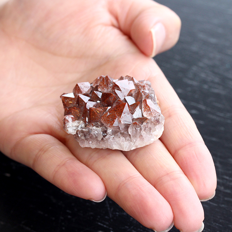 奇跡の鉱物！オーラライト23（Auralite 23）原石-008水晶クラスター