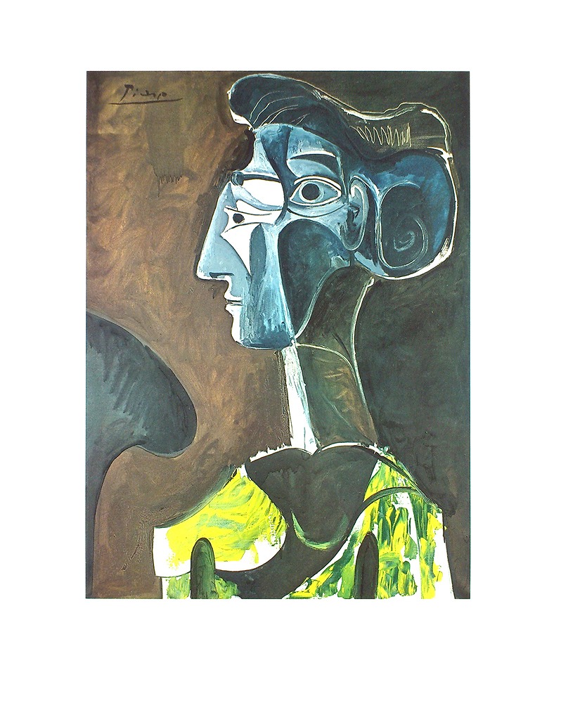 パブロ・ピカソ スマイヤー(リプロダクション/複製画) 大きな横顔 S