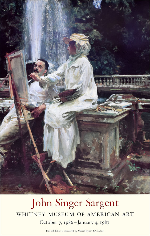 ジョン・シンガー・サージェント ポスター The Fountain, Villa