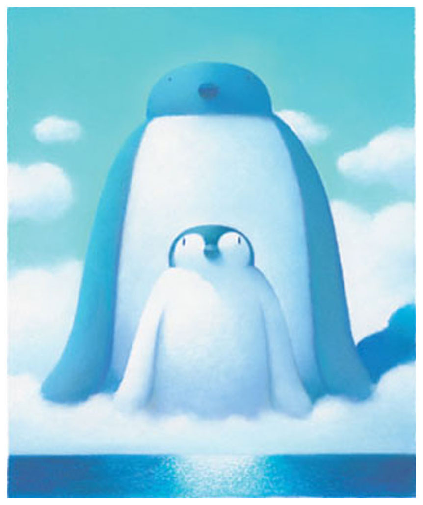 渡辺宏 ジクレー 「いつも二人で」 渡辺宏 ジクレー 「いつも二人で