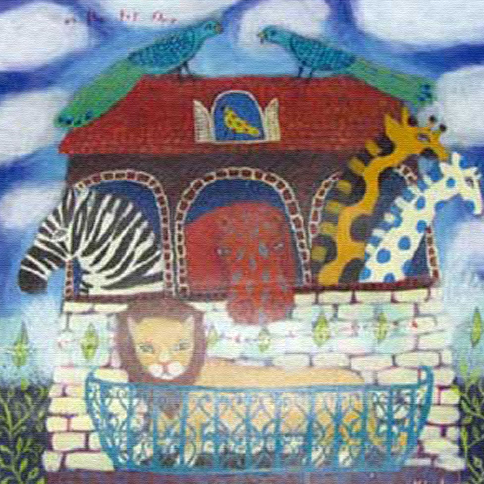 カレン・ホイプティング 絵画 (版画/キャンバスジクレー) 最上階の