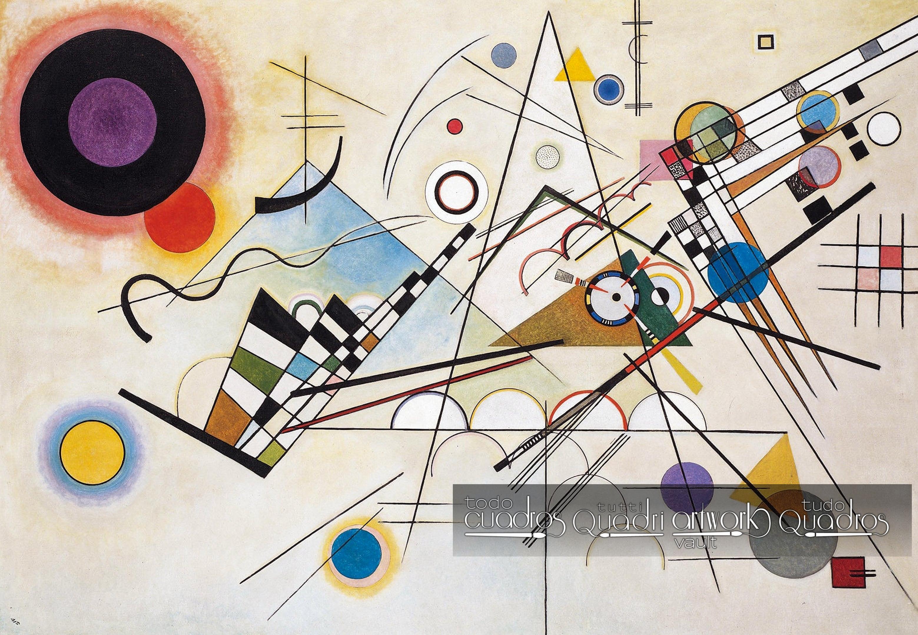 Wassily Kandinsky, Russian painter, colorful paintings.