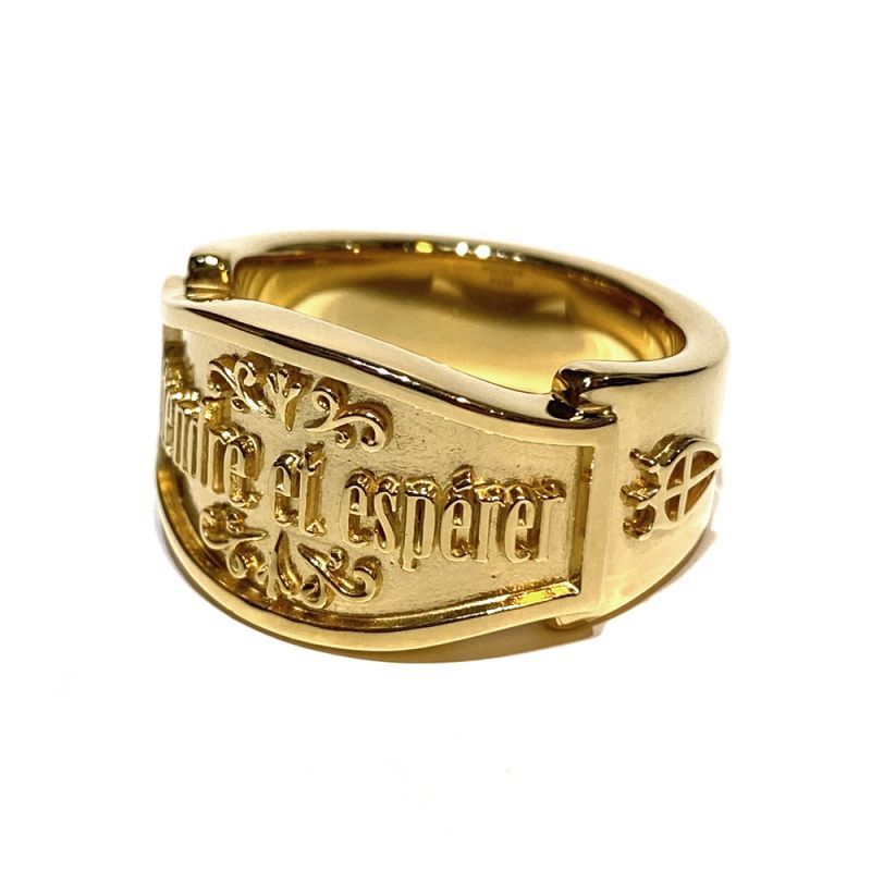 アニメ巌窟王] メッセージ シルバーリングGD「Attendre et espérer