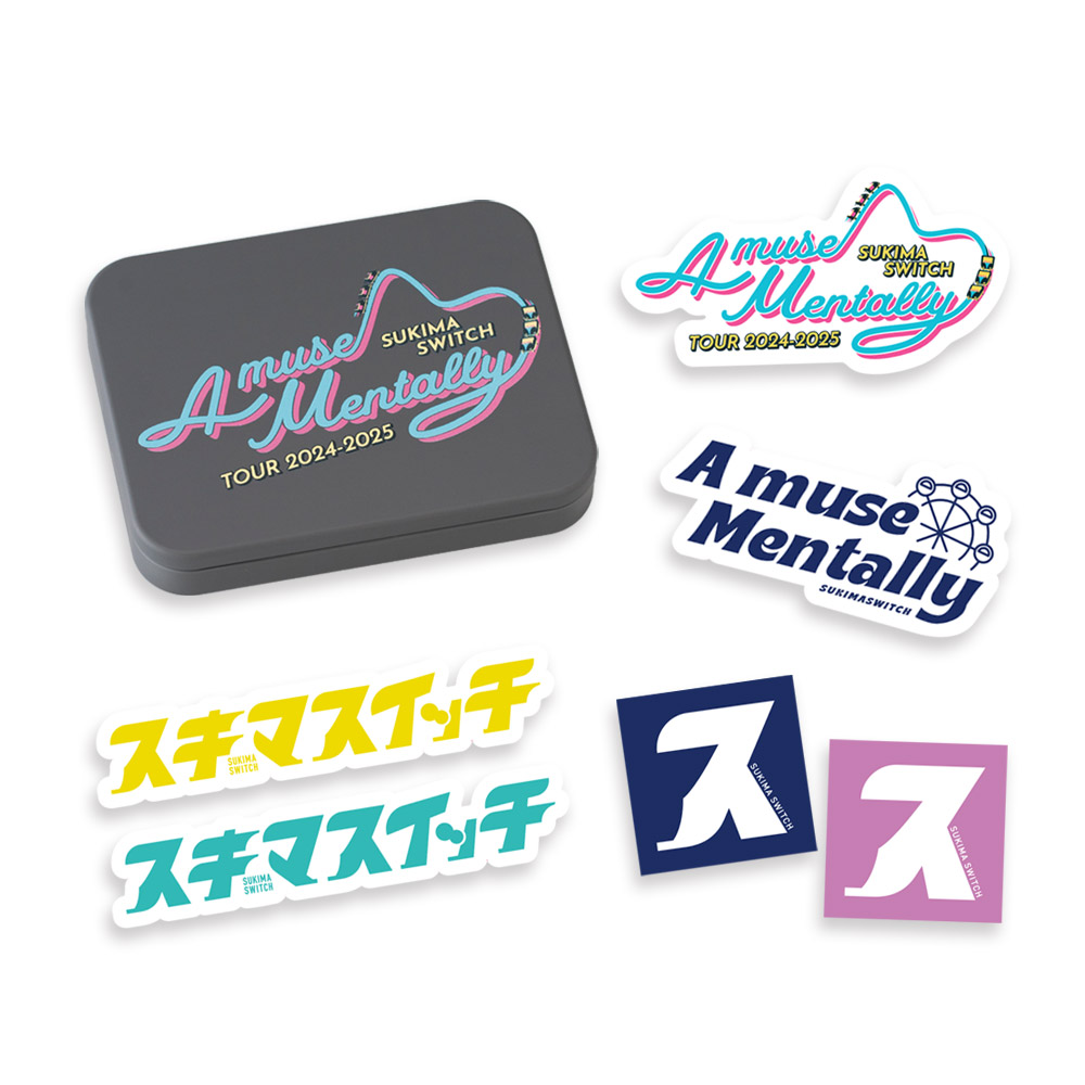 ステッカーセット入り缶ケース | スキマスイッチ | Augusta Family Club