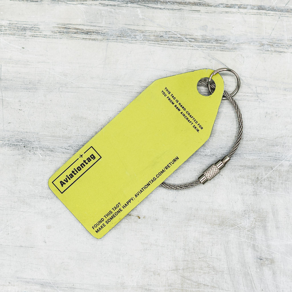 Lufthansa Schlüsselanhänger aus echten Material – Aviationtag