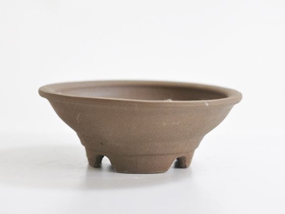 ウデ丸陣笠【盆栽鉢】【4号】【常滑焼】を販売｜一から始める盆栽妙