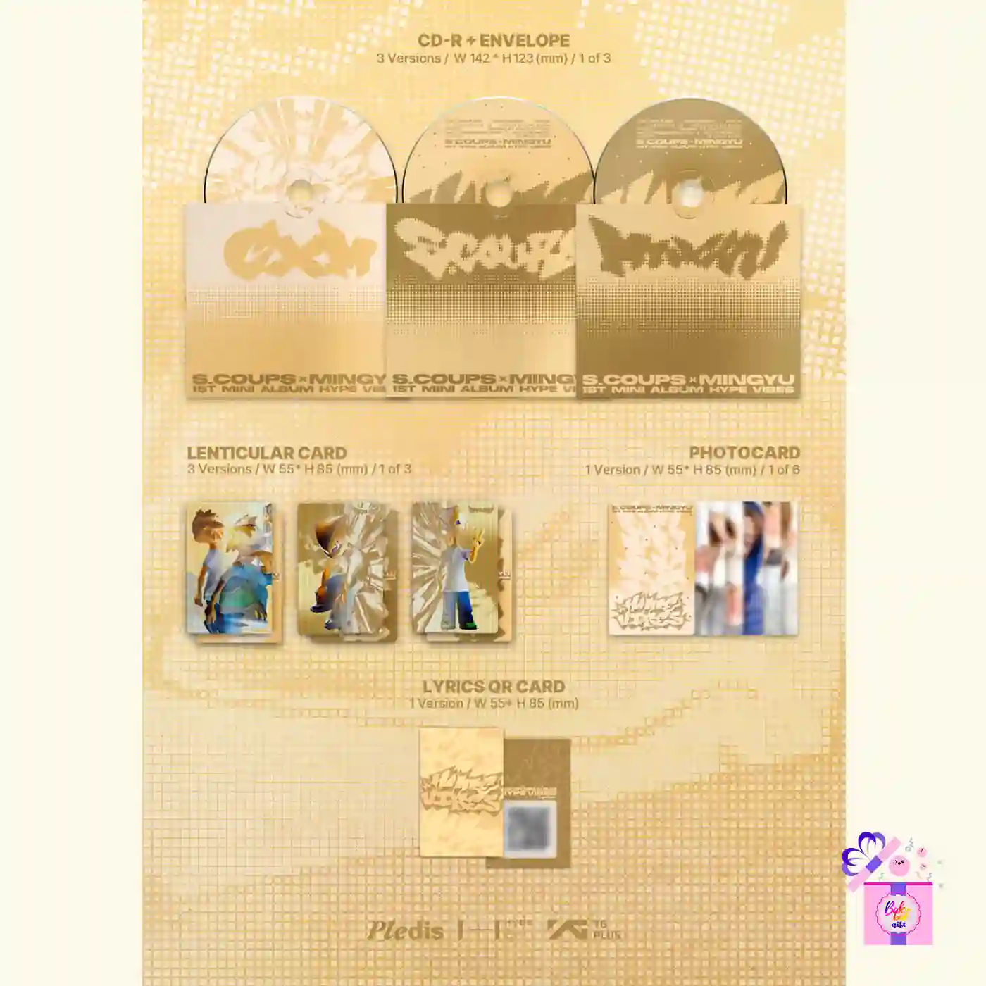 S.COUPS X MINGYU (CxM SEVENTEEN) – HYPE VIBES (Compact Ver.) – Bak