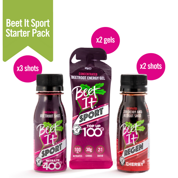 Beet It Sport Starter Pack - FREE delivery (3 x Nitrate 400, 2 x Regen