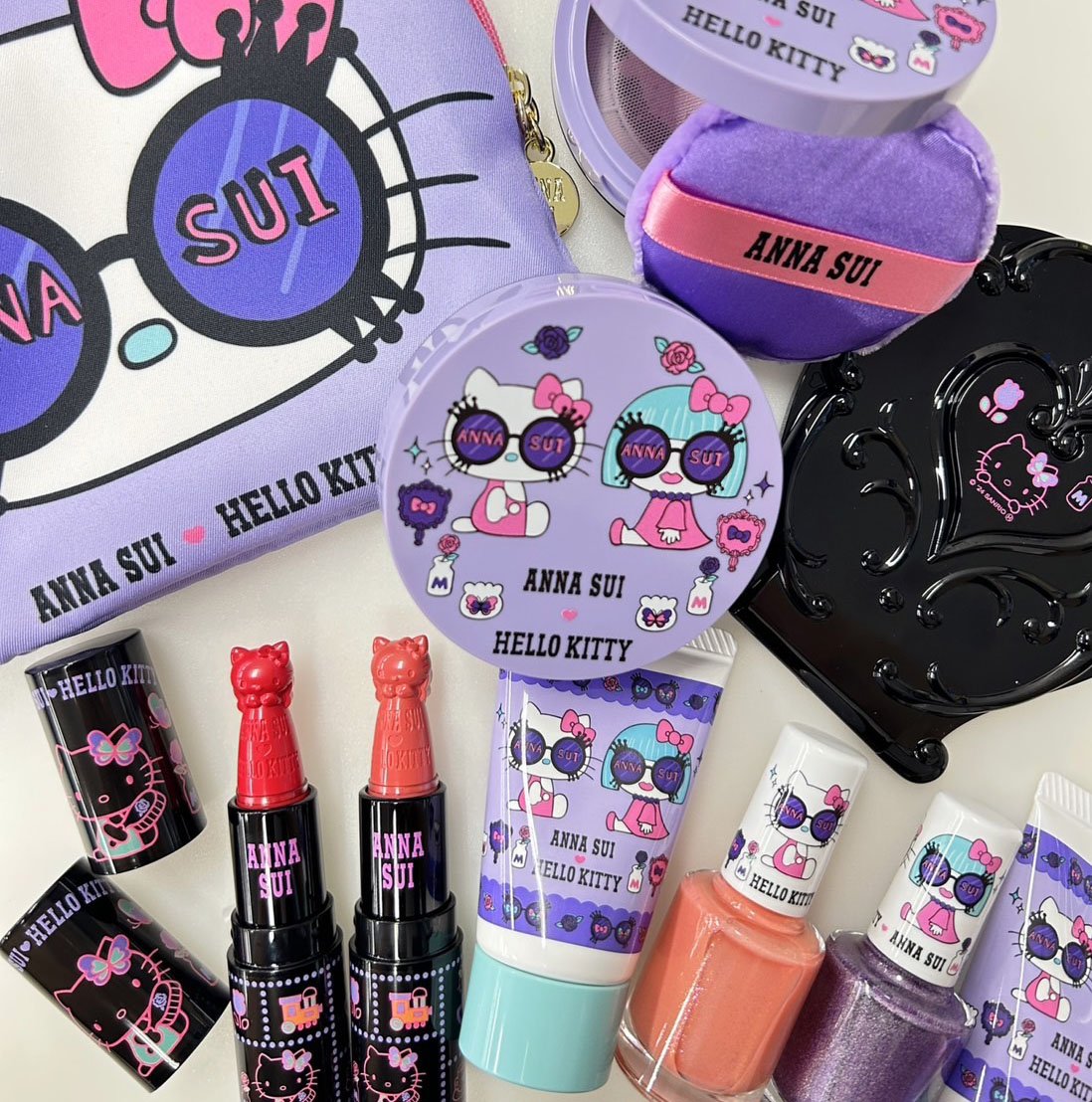 アナ スイ×クリスマスコフレ2024】ハローキティ50周年スペシャルコフレ