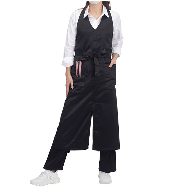 Vネックエプロン M ブラック | 美通販 www.bitsuhan.com