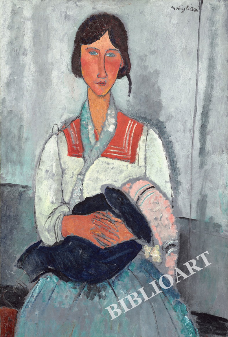 ビブリオポリ-モジリアーニ-Gypsy Woman with Baby