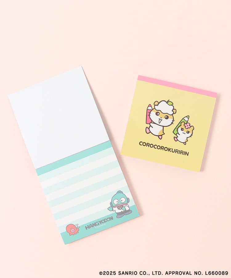 WEB限定】レトロサンリオキャラクターズスクエアメモ メモ メモ用紙