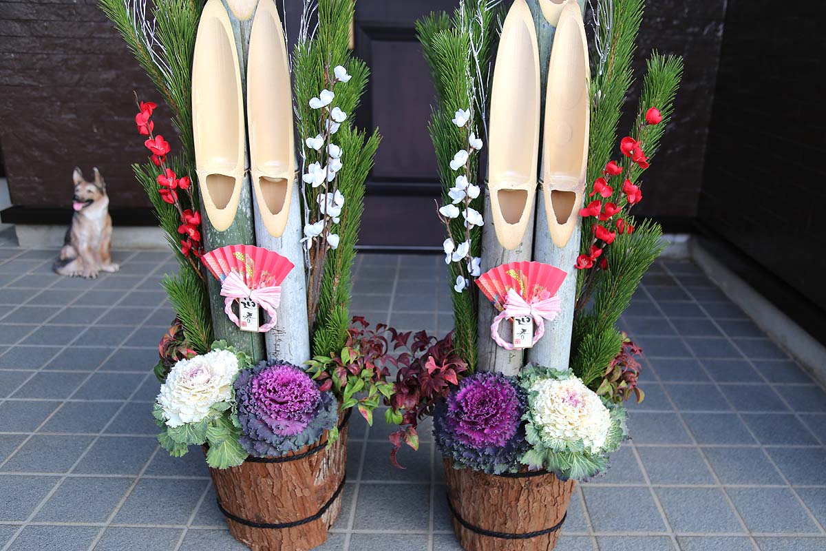 門松 1.2m 笑い竹タイプ 通販 販売｜観葉植物のブルーミングスケープ