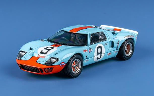 1/64 フォード GT40 Mk1 P/1075 1968 Le Mans Winner #9 Gulf