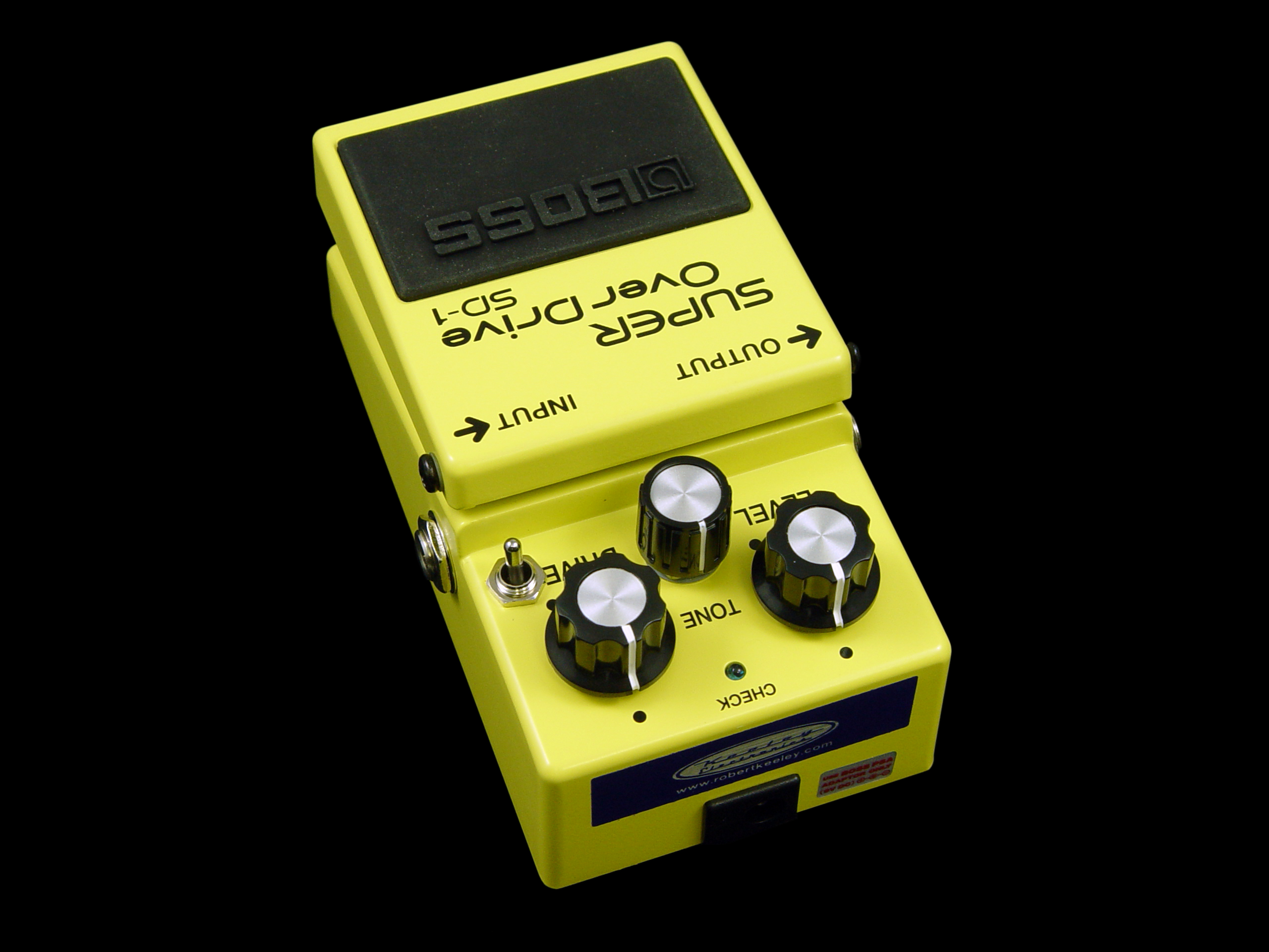 SOLD KEELEY MODDED BOSS SD 1 SUPER OVERDRIVE | Gbl Guitars