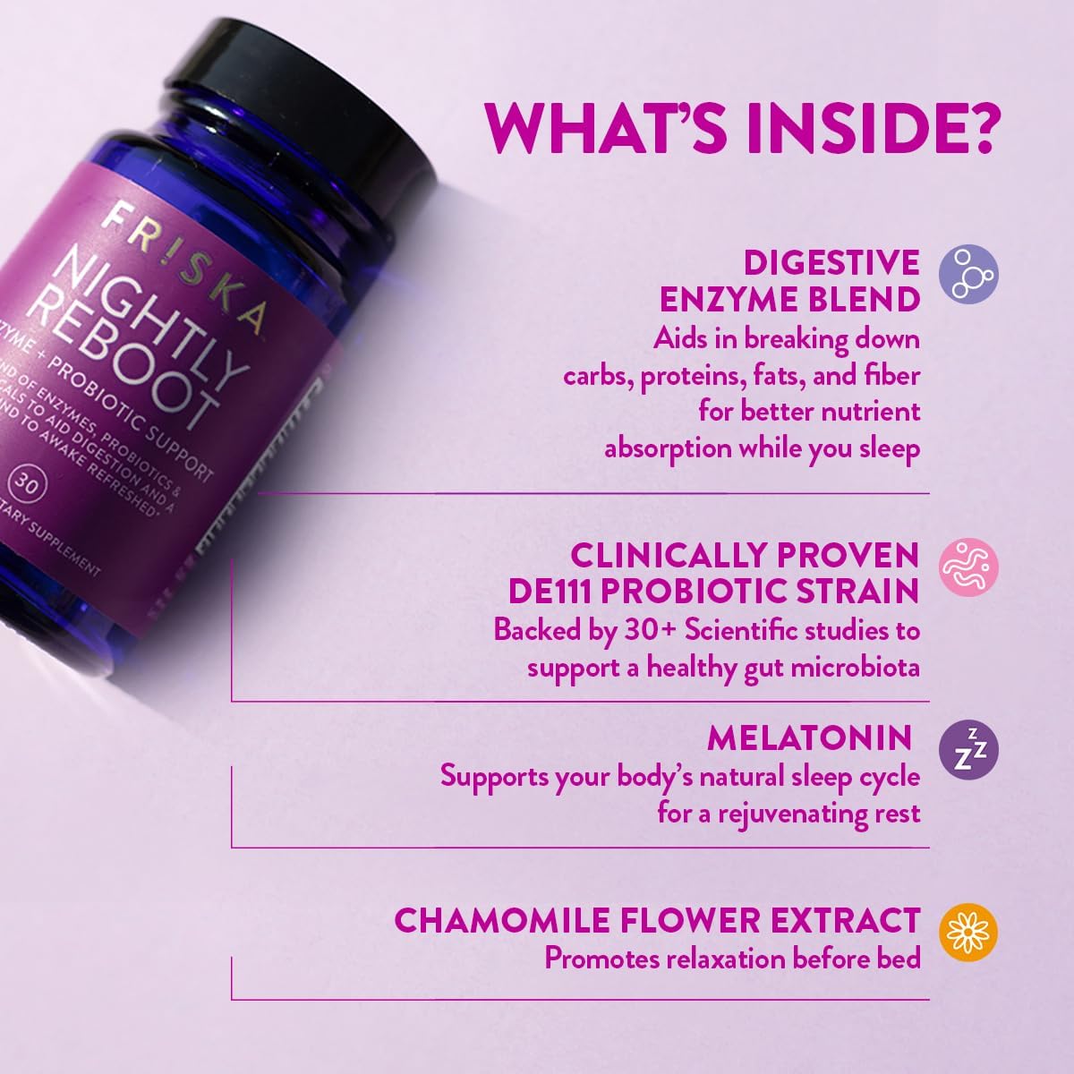 Nightly Reboot - Safe Melatonin Sleep Aid – FRISKA