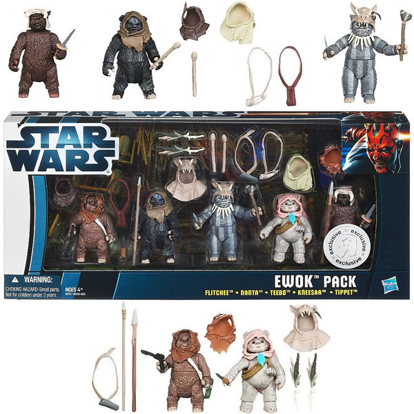 Star Wars Action Figure Ewok Pack - GeekAlerts