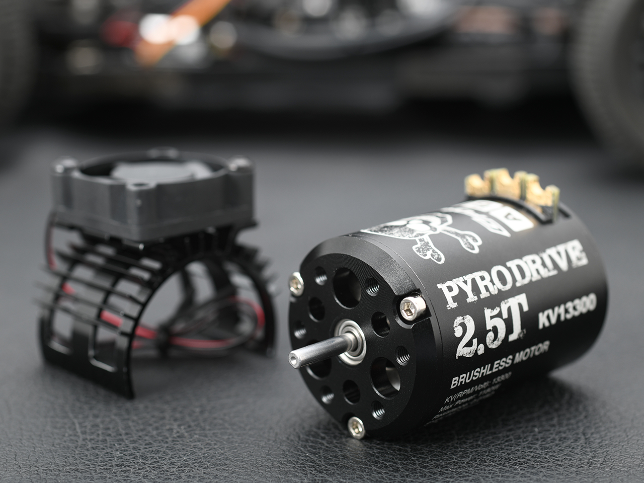 1/10RCカー用 2.5Tブラシレスモーター PYRO DRIVE 2.5T Brushless
