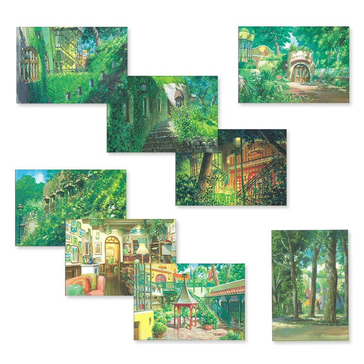 ジブリ美術館オリジナル ポストカードセット（8枚セット）｜三鷹の森