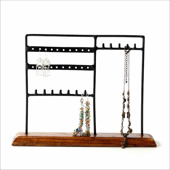 アクセサリースタンド 木製 おしゃれ 収納 ネックレス ピアス