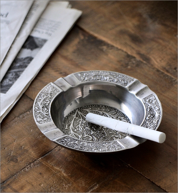 灰皿 おしゃれ 卓上 小物入れ 真鍮 ブラス かっこいい 手のひらサイズ