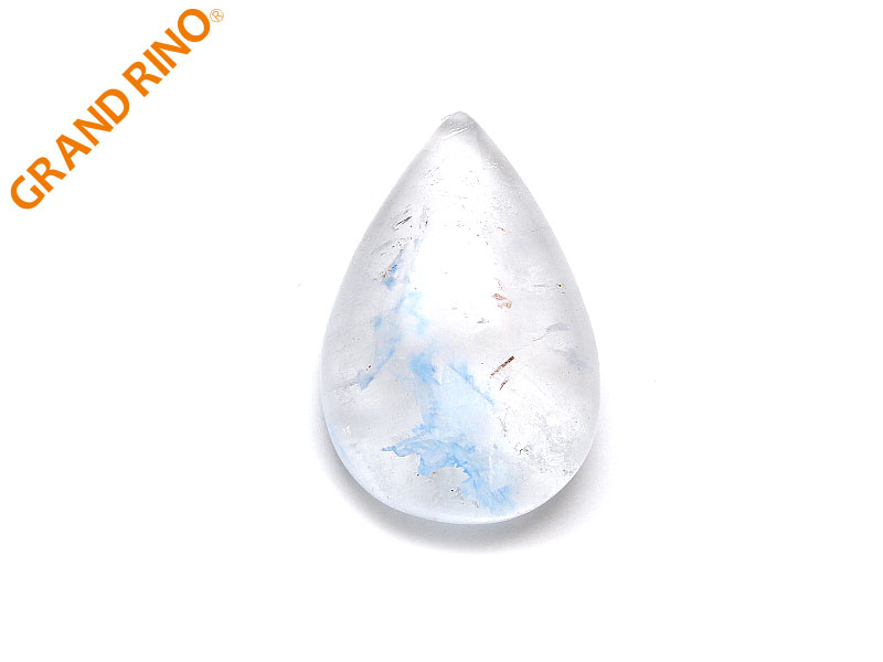 GRAND RINO / パパゴアイトインクォーツ 4A K18PT(YG) 2 W7XH12XD4MM