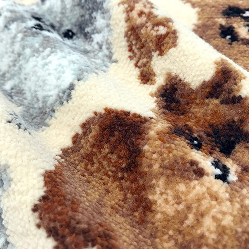 総柄ポメラニアン ハンカチ CZGDCSH5-BE | ソノタゲンセン | GREEN DOG