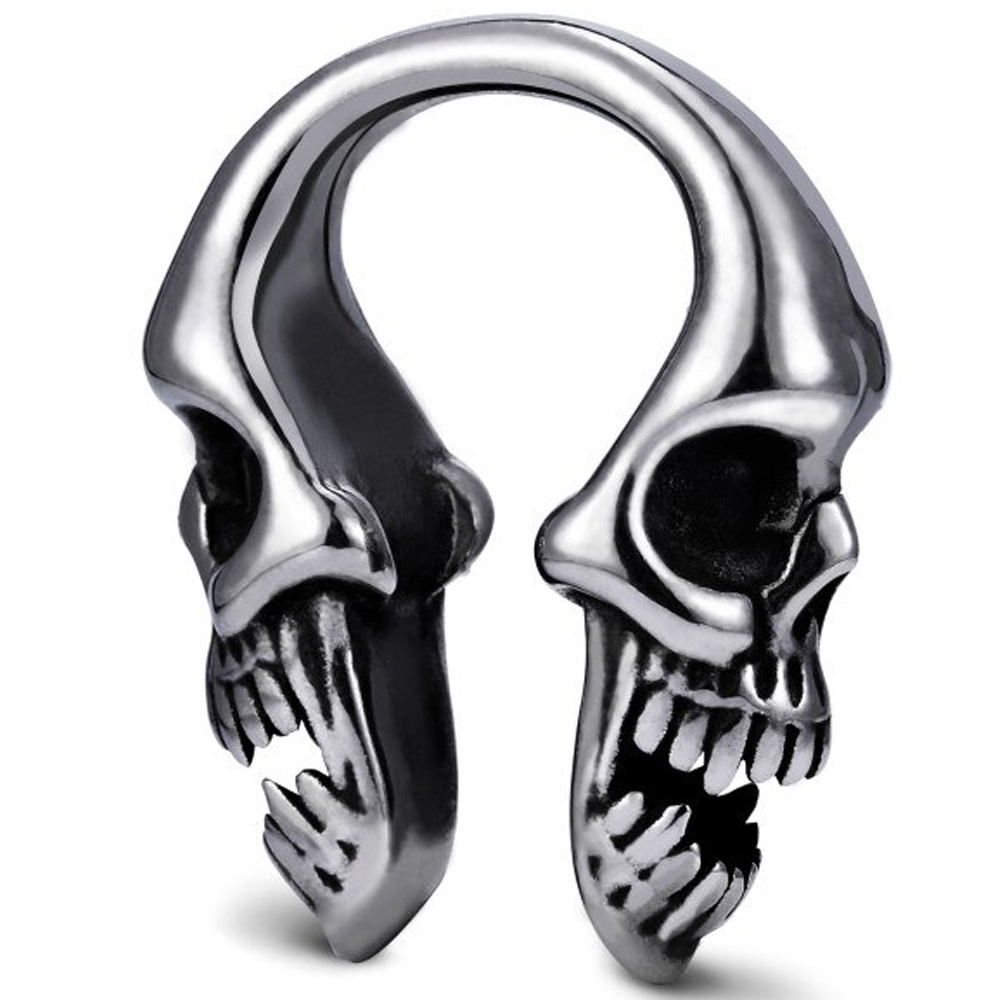 ダブルスカルフックボディピアス 4G: ボディピアス/プラグ・ホール