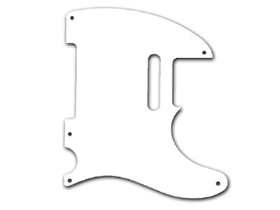 ピックガード テレキャスタータイプ 5点止 白1P通販｜ギターワークス