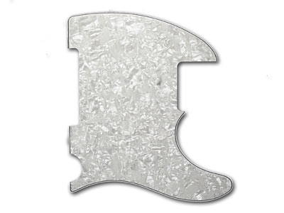 ピックガード テレキャスタータイプ 8点止 ホワイトパール4P通販