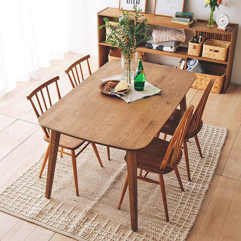 幅150cm] RADYダイニングテーブル(木角脚) | DOUBLEDAY ONLINE SHOP