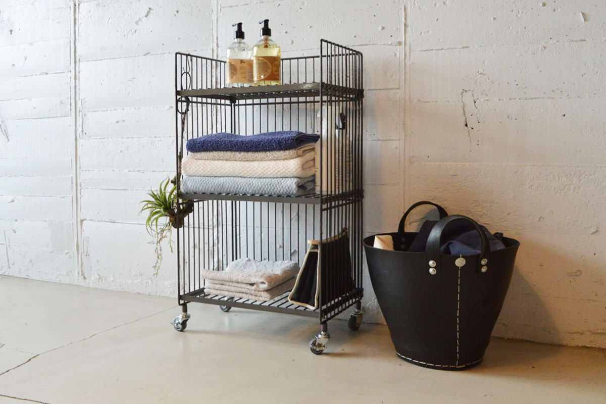 COLLEND ワイヤーワゴン ＜幅/レギュラー 棚/ダブル＞ | DOUBLEDAY