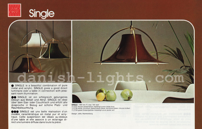 Jo Hammerborg for Fog & Mørup: Single – ID your vintage danish lights