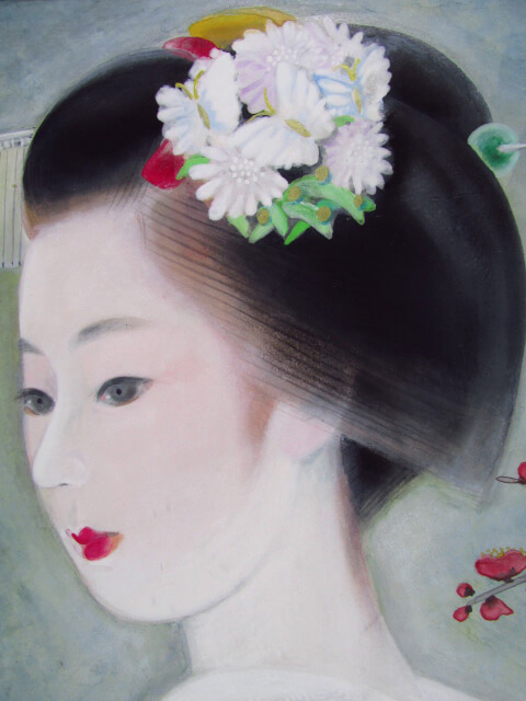 中尾淳 舞妓（日本画6F）