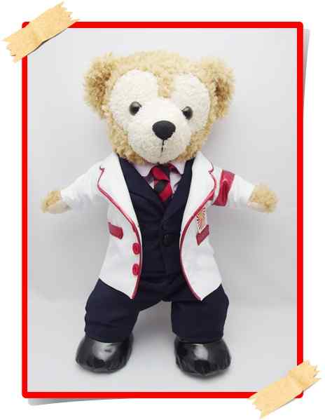 予約受付中】 ダッフィー 衣装 Sサイズ (身長43cm) ワクワク 白衣