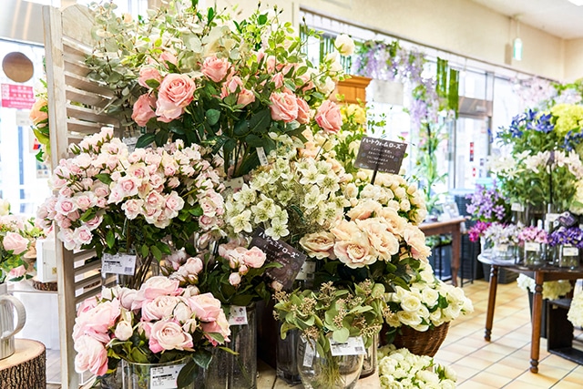 Bright Rose Shower』 東京堂アーティフィシャルフラワーショールーム