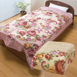 温泉毛布アクリルニューマイヤー毛布(2色組): 寝具／はぴねすくらぶ