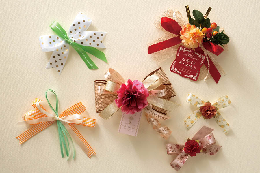 ラッピングAtoZ vol.14 5月をイメージしたリボンと小物の