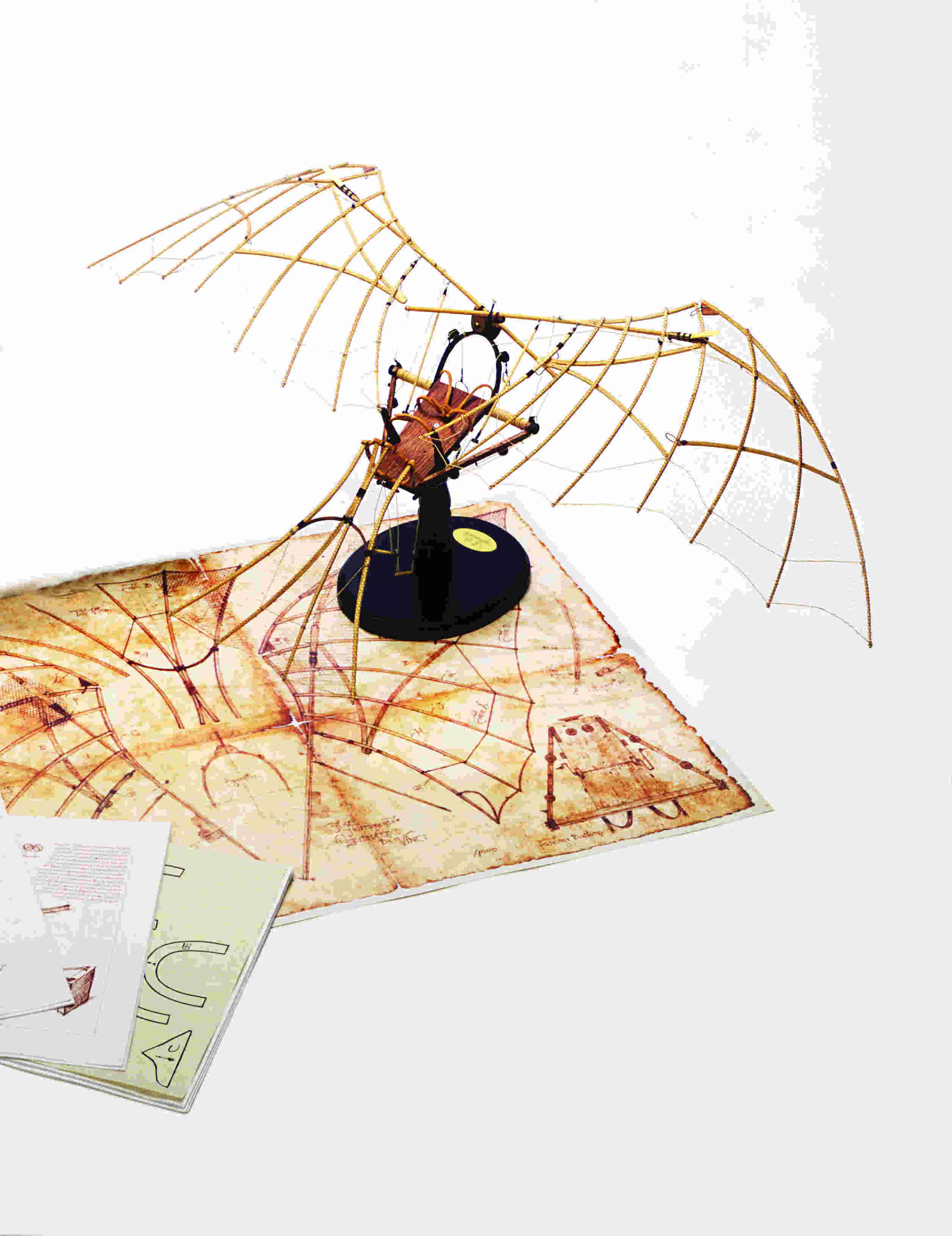 レオナルド・ダ・ビンチ はばたき機とヘリコプターの組み立てキット